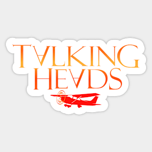 talking heads Sticker